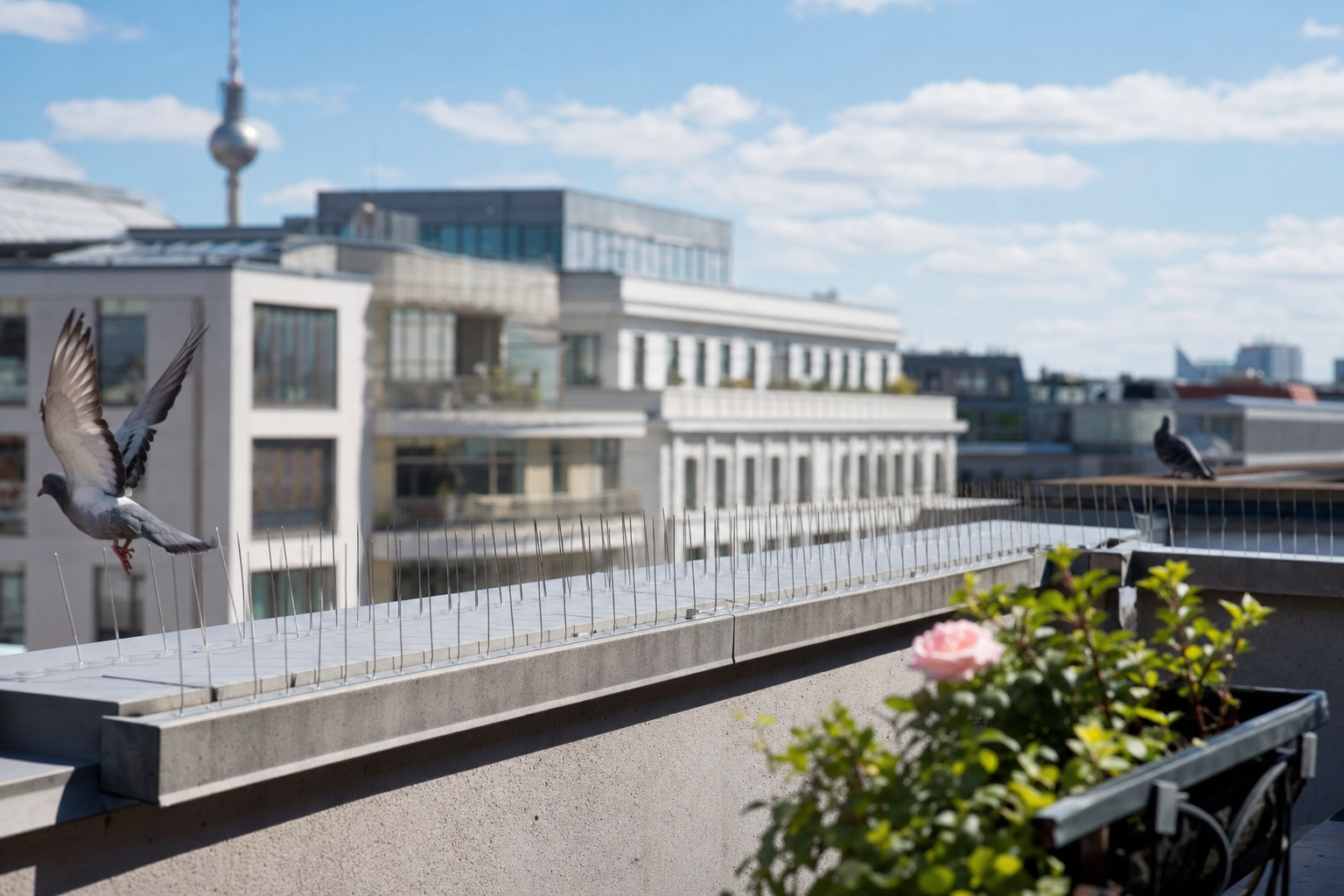 taubenabwehr balkon berlin lösungen